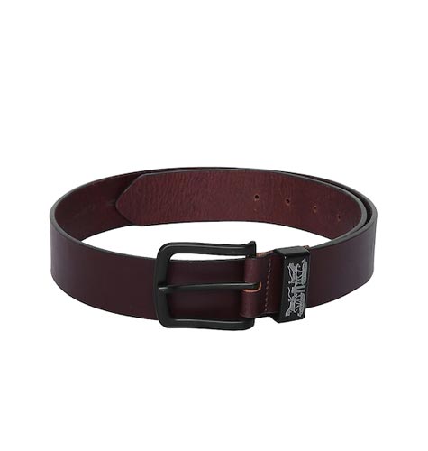 Men Brown Solid Belt